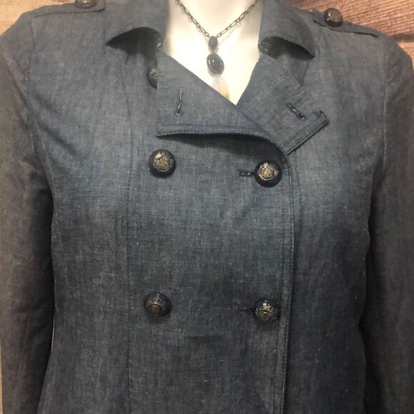 Jones New York double breasted cropped jkt - Picture 2 of 7